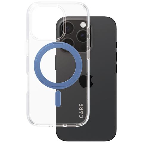 1317 custodia per cellulare 16 cm (6.3") Cover Blu, Trasparente - Foto 2