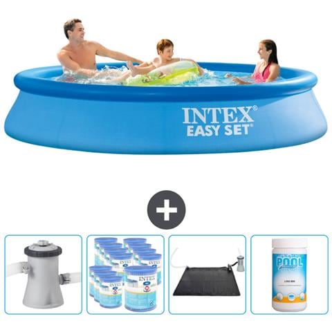 Piscina Fuori Terra - In Giro - 305x305x61 Cm - Blu - Include Accessori Coordinati Cb92 - Foto 1