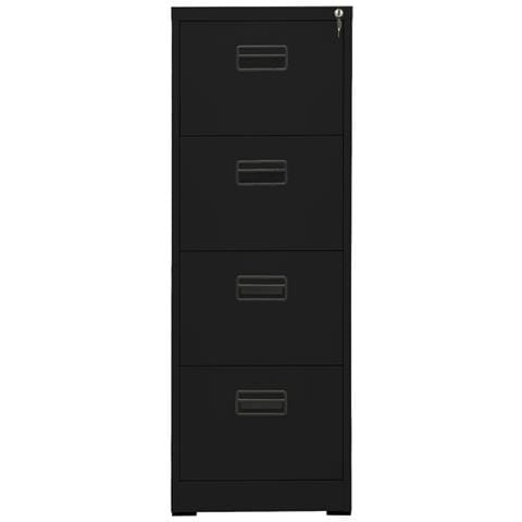 Schedario Nero 46x62x133 Cm In Acciaio - Foto 1