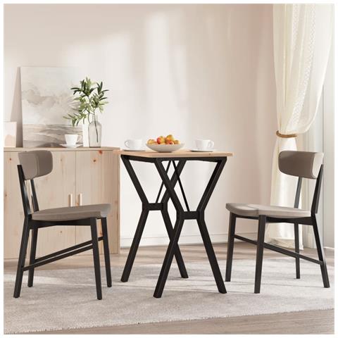 Telaio Gambe A Y Per Tavolo Da Pranzo 60x40x73 Cm In Acciaio - Foto 8