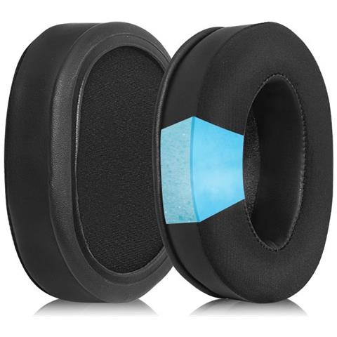Cuscinetti Auricolari In Gel Nero Per Logitech G Pro X - Set Da 2 - Foto 1