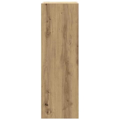 Set Mobile TV 6 pz Montato a Parete Rovere in Legno Multistrato - Foto 9