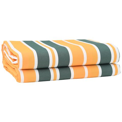 Tessuto sostitutivo per tenda Verde e Giallo 10x1.6 m - Foto 1