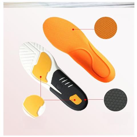 Solette Traspiranti In Memory Foam Ad Alta Elasticità Per Scarpe Sportive L - Foto 2