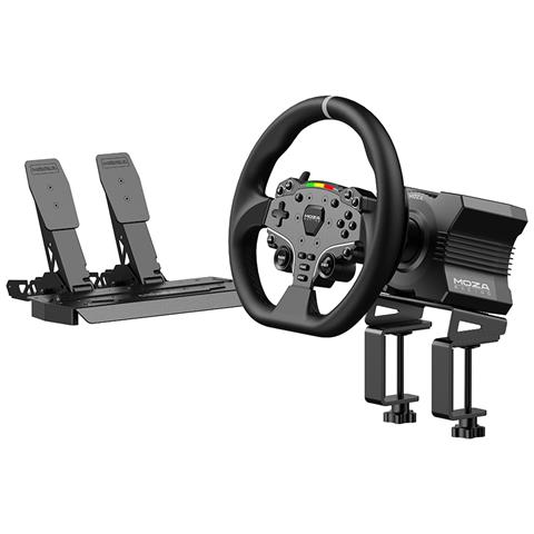 RS20 periferica di gioco Nero Sterzo + Pedali PC - Foto 1