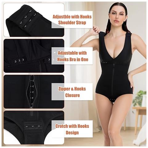 Mitaloo Reggiseno Modellante Comfort Ed Eleganza Taglia 4xl Nero - Foto 3