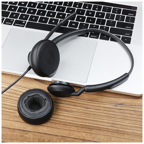 Cuscinetti Auricolari Di Ricambio Compatibili Con Jabra Engage 50 Ii/engage 40 Wird - Confezione Da 2 - Foto 6