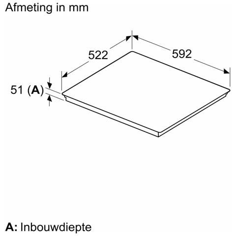 PVQ61CHB1E piano cottura Nero Da incasso 59.2 cm Piano cottura a induzione 4 Fornello (i) - Foto 10