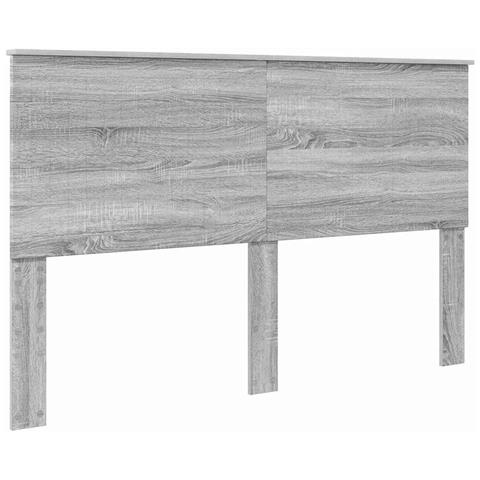 Testiera con testiera Grigio Sonoma 160 cm Legno multistrato - Foto 1