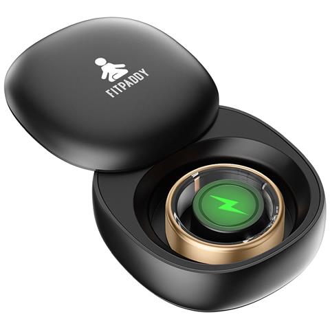 FITRING01S rilevatore di attività LCD Anello intelligente con activity tracker IP68 Oro - Foto 2