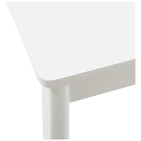 Sedia da pranzo 2 pcs Bianco Legno di gomma massiccio - Foto 9