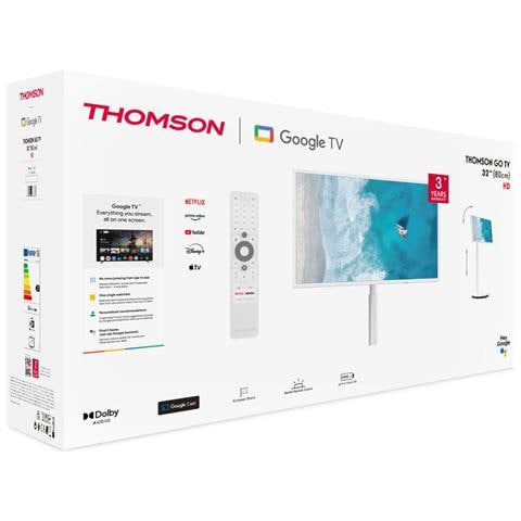 32HG4M45 TV 81,3 cm (32") HD Smart TV Wi-Fi Bianco 200 cd /m² - Foto 8
