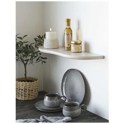 Mensola Da Parete Botta In Mdf Beige 57x19x2,5 Cm - Foto 3