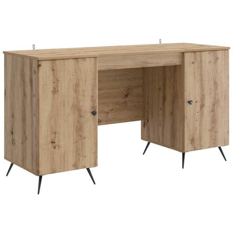 Scrivania con lo scaffale Rovere Artigianale 142,5 x 50 x 75 cm - Foto 1