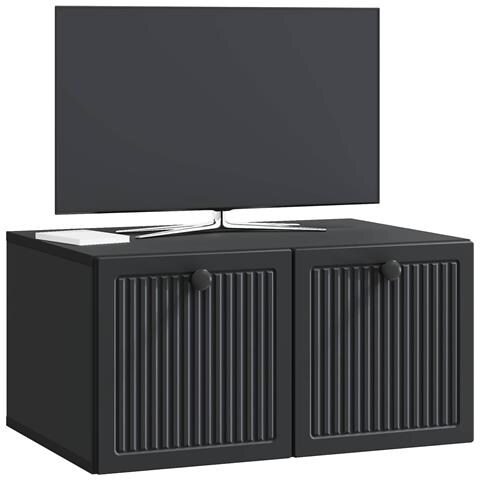 Mobile Porta TV da Muro Nero 59,5 x 41 x 30 cm - Foto 2