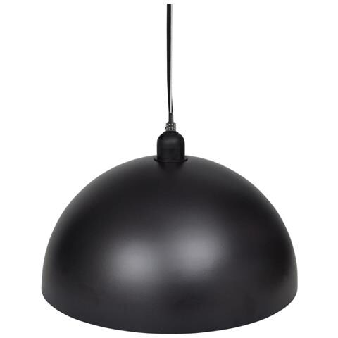 Lampada Da Soffitto Semisferica Nero 2 Pezzi - Foto 2