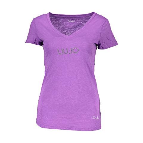 LIU JO - T-shirt Maniche Corte Donna Viola S - ePRICE