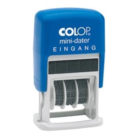 Timbro Data Mini-dater 160 / l1 25 X 12 Mm (l X A) Blu - Foto 1