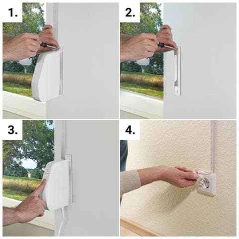 Duofern Avvolgitore Elettrico Per Tapparelle Senza Fili Rollotron Standard 2510-uw Da Parete - Foto 4