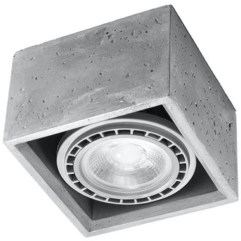 Downlight A Plafone Square Incasso Grigio Chiaro Gu10 - Foto 1