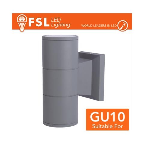Applique Portalampada 2 Vie, Gu10  Ip54 - Grigio - Foto 1