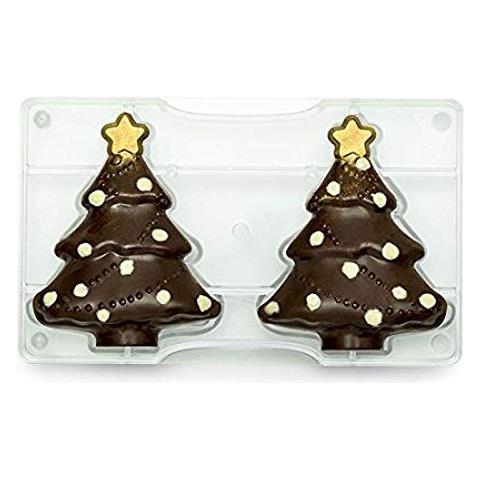 Stampo Cioccolatino Albero Natale 2 Cavita - Foto 1
