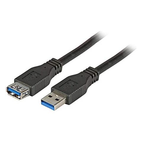 USB 3.0 A / A 3m 3m USB A USB A Nero cavo USB - Foto 1