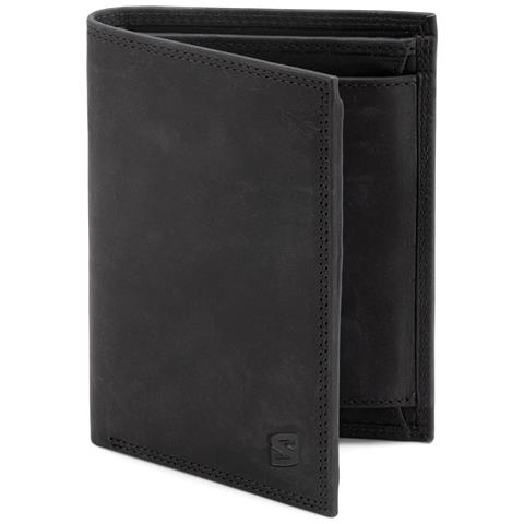 Portafoglio da uomo in pelle premium, ""Vintage"", Nero - Foto 1