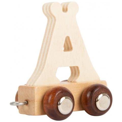 Treno Delle Lettere Ä Junior 5 X 3,5 Cm Legno Beige / marrone - Foto 2
