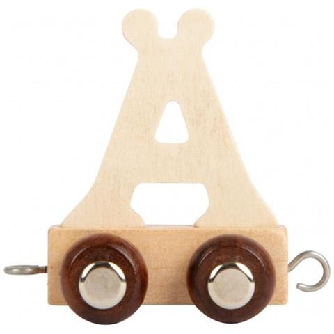 Treno Delle Lettere Ä Junior 5 X 3,5 Cm Legno Beige / marrone - Foto 1