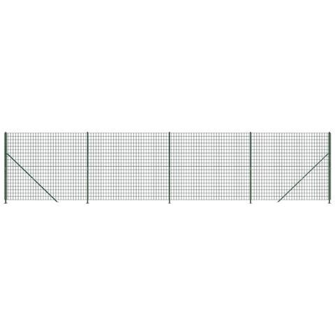 Recinzione Metallica Con Flangia Verde 2x10 M - Foto 1