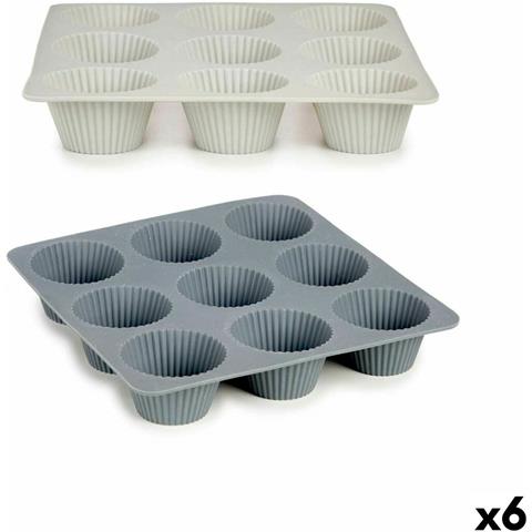 Stampo Per Dolci Muffin 22 X 3 X 22 Cm (6 Unità) - Foto 1