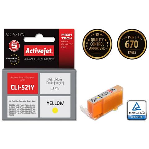 Cartuccia Ad Inchiostro Originale Acc-521yn Giallo - Foto 2