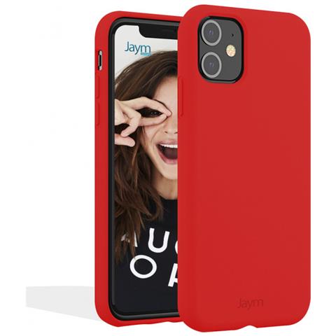 Cover Per Iphone 14 Premium Silicone Microfibra, Rosso - Foto 1