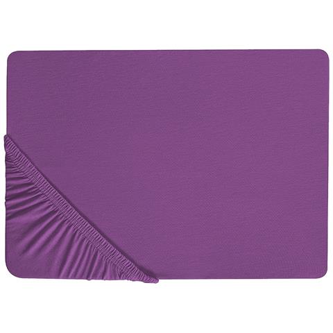 Coprimaterasso Elasticizzato Janbu Cotone Viola - Foto 2