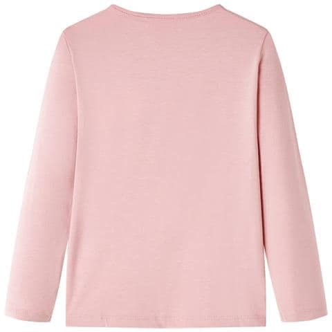 Maglietta Bambini A Maniche Lunghe Rosa Chiaro 104 - Foto 2