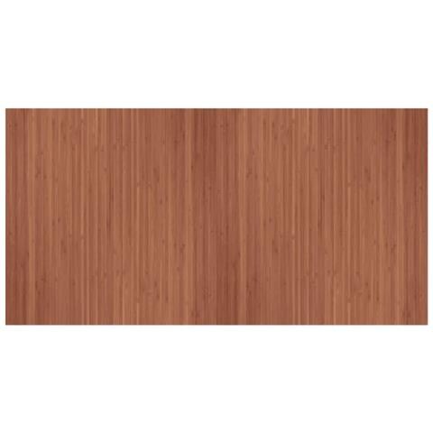 Tappeto Rettangolare Marrone 100x200 Cm In Bambù - Foto 2