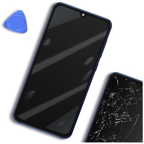 Schermo Mi 9 Lite Lcd + Vetro Touchscreen + Frame, Blu - Foto 2