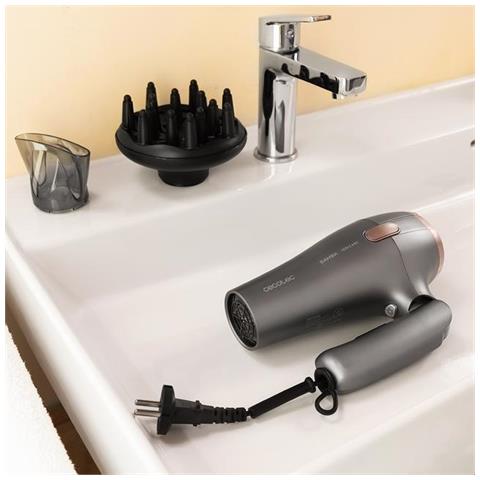 Bamba IoniCare 5250 EasyCollect Pro asciuga capelli 2100 W Nero, Grigio - Foto 2