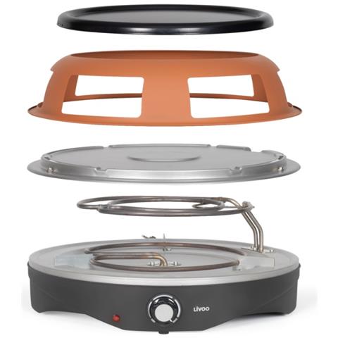 Mini Forno Doc304 per Pizza 1200W Colore Marrone - Foto 2