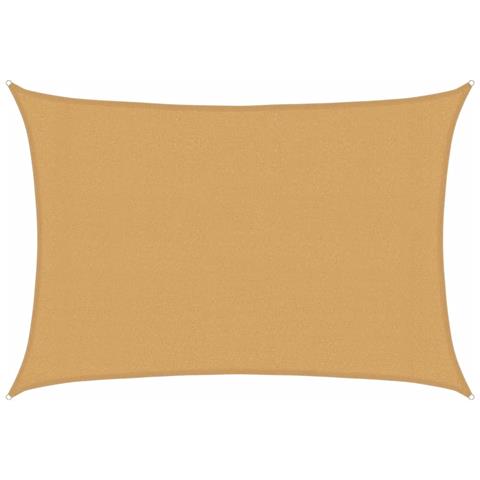 Vela Parasole 160 G /m Rettangolare Sabbia 3x4 M In Hdpe - Foto 1