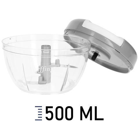 Mini Tritatutto Manuale Multifunzione Colore Grigio - Foto 5