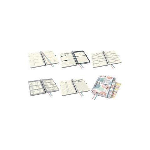 Calendario Sigel Jolie ""rose Inspiration"" 2024 Calendario Settimanale A5 Con Rilegatura A Spirale 168 X 215 Mm 1 Settima - Foto 1