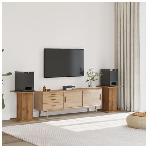 Supporti Altoparlanti Rovere 30x30x60 cm Multistrato - Foto 1