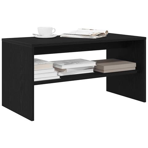 Mobile Porta Tv Rovere Nero 80x40x40 Cm In Legno Multistrato - Foto 1