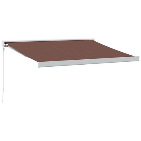Tenda Sole Retrattile Manuale 300x250 Cm Marrone - Foto 2