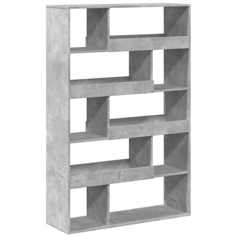 Libreria Grigio Cemento 100x33x156,5 Cm In Truciolato - Foto 2