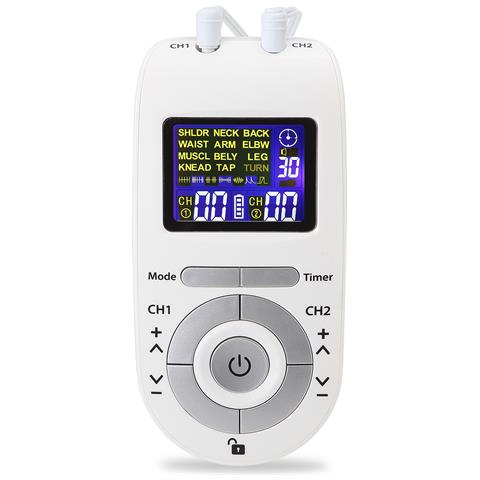 Ems Elettrostimolatore Muscolare Mhd-12dck1 Portatile. 12 Modalità, 2 Canali Doppi. Dimensioni Compatte, Alimentazione A Batteria. - Foto 1