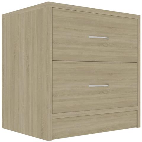 Lusso Casadino -  Comodino Rovere Sonoma 40x30x40 Cm In Legno Multistrato - Foto 1
