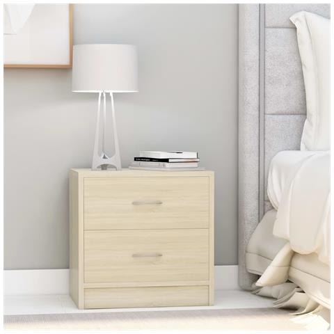 Lusso Casadino -  Comodino Rovere Sonoma 40x30x40 Cm In Legno Multistrato - Foto 6